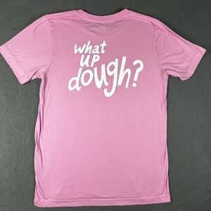 Avalon International Breads Pink Graphic Tee Size M Detroit Bakery What Up Dough